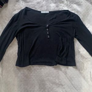 Tresics long sleeve black shirt